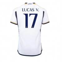 Billiga Real Madrid Lucas Vazquez #17 Hemma fotbollskläder 2023-24 Kortärmad